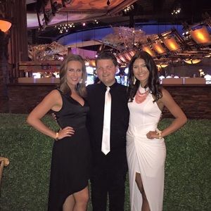 White high low dress